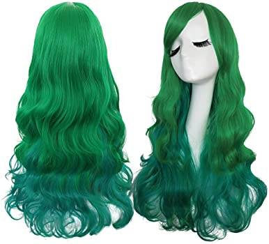 Emerald Green Wigs