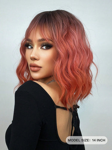 Ombre Dark Pink Beauty Wig