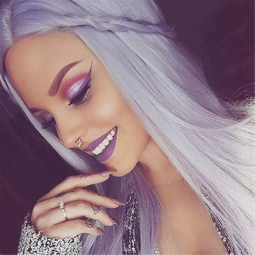 Light Purple Lacefront Wig Kaia