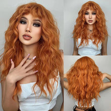 Copper Wavy Full Wig