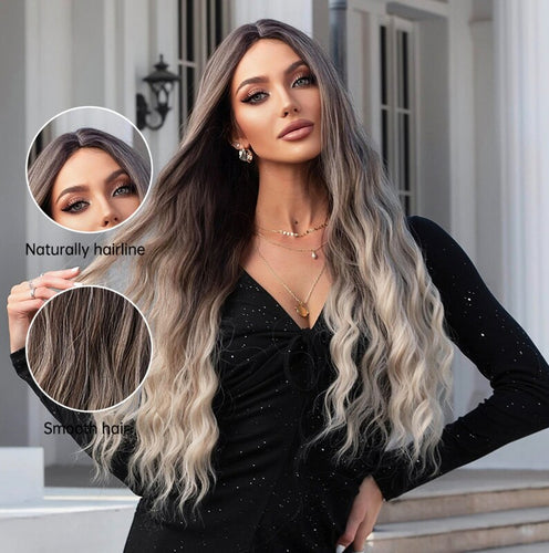 Ombre Blonde Brown Full Wig