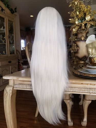 White Gray Blonde Lace Front Wig - Goddess Beauty Royal Wigs