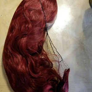 Dark Red Beauty Lace Front Wig - Goddess Beauty Royal Wigs