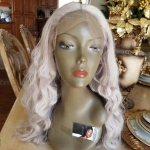 Gray Beauty Waves Lace Front Wig - Goddess Beauty Royal Wigs