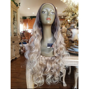 Ombre Blonde Beauty Waves Lace Front Wig